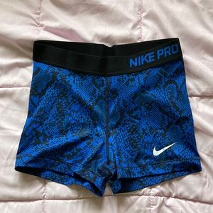 Nike Pro spandex compression shorts